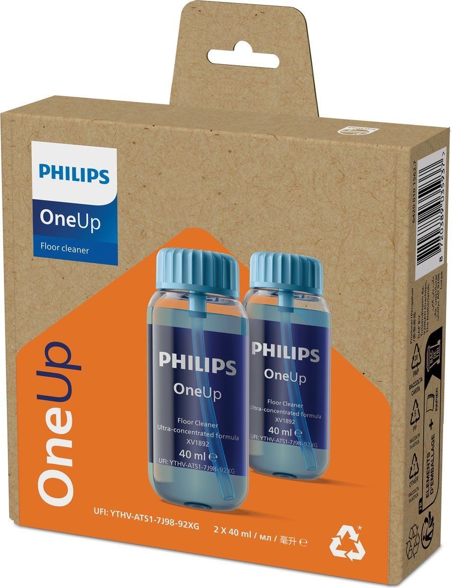 Philips OneUp XV1892/02 Vloerreiniger (2 stuks)