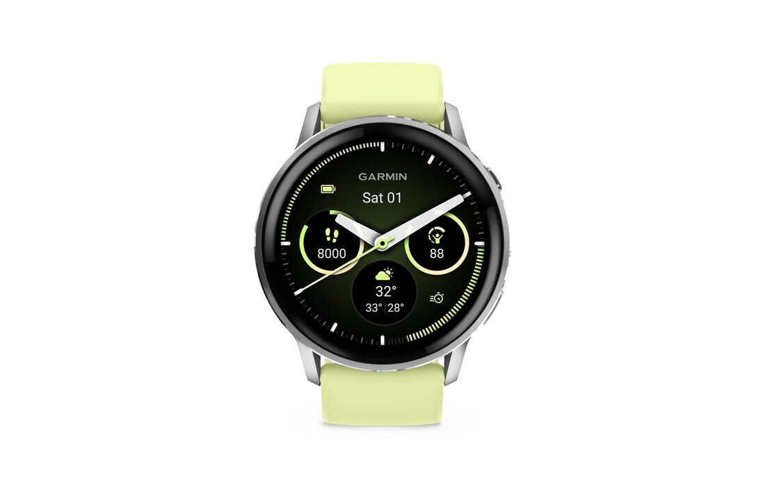 Garmin Venu 4 45mm Zilver-Citroen - Smartwatch
