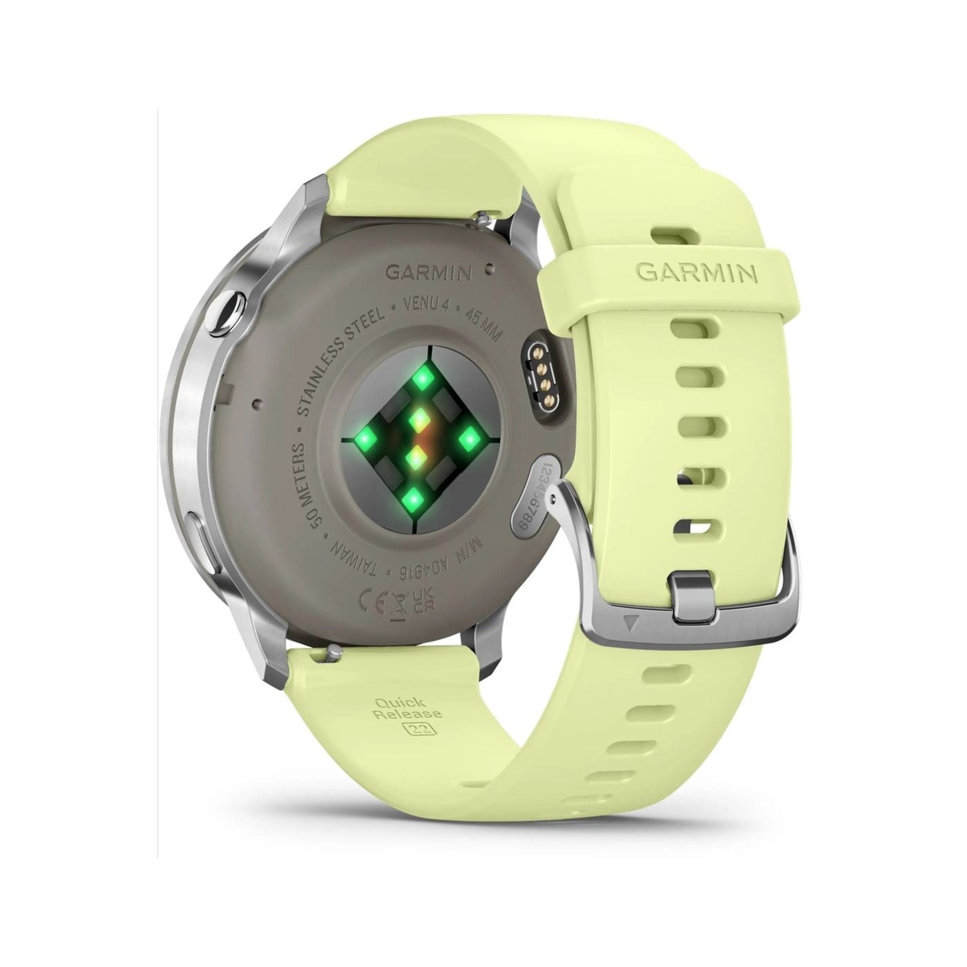 Garmin Venu 4 45mm Zilver-Citroen - Smartwatch