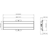 Vogel's PFB 3405B Display interface plaat (Zwart) - Muurbeugel