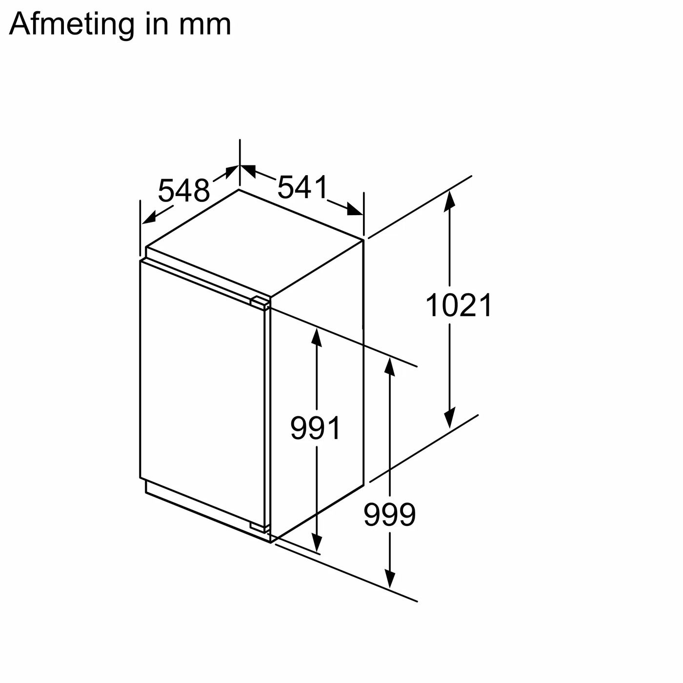 Siemens KI32LVFE0 - Inbouw koelkast