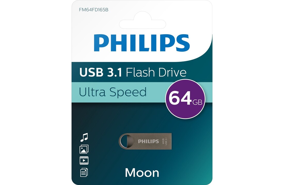 Philips FM64FD165B USB 3.1 64GB Moon Edition - USB-stick