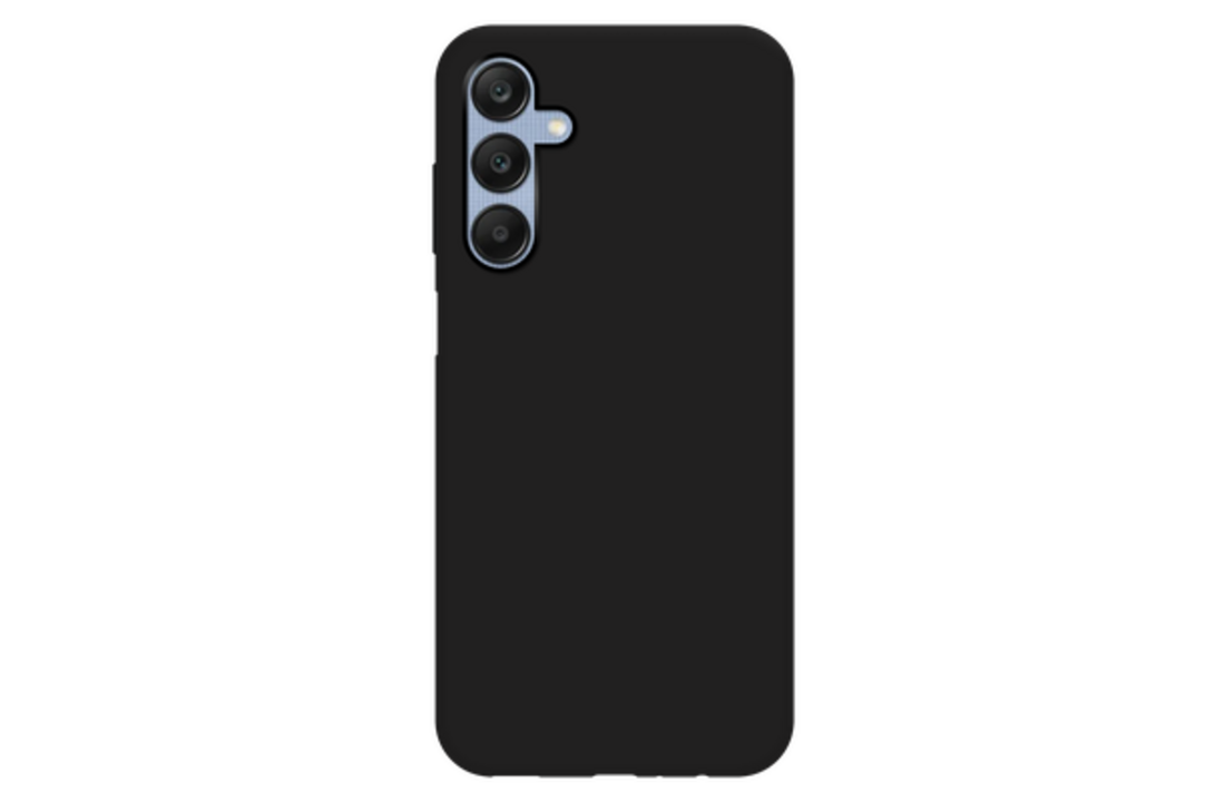 Just In Case Samsung Galaxy A25 TPU Rubber Case Zwart - Telefoonhoesje