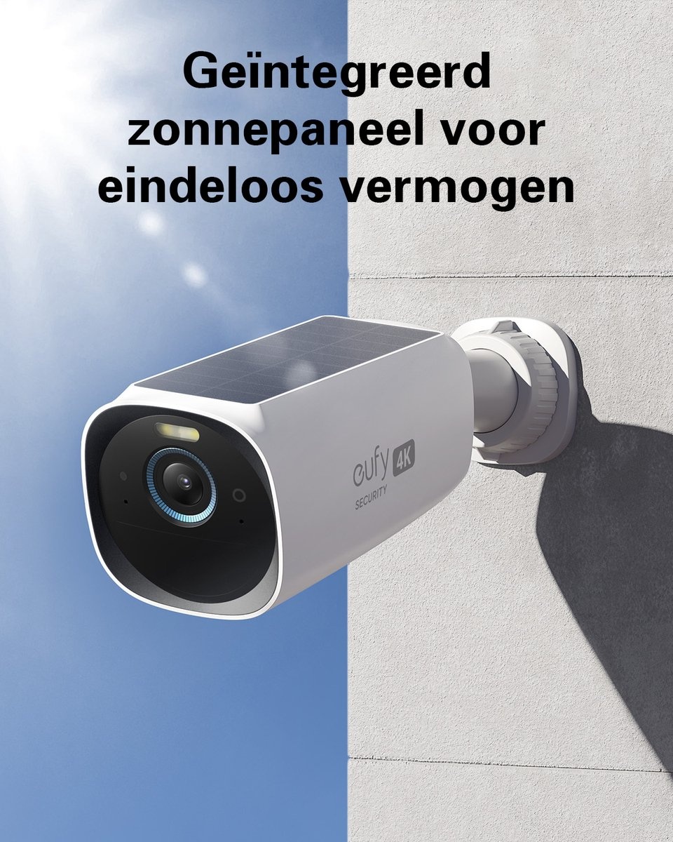 Eufy eufyCam 3 S330 3-Cam Kit (3 camera's + Homebase 3) - Beveiligingscamera