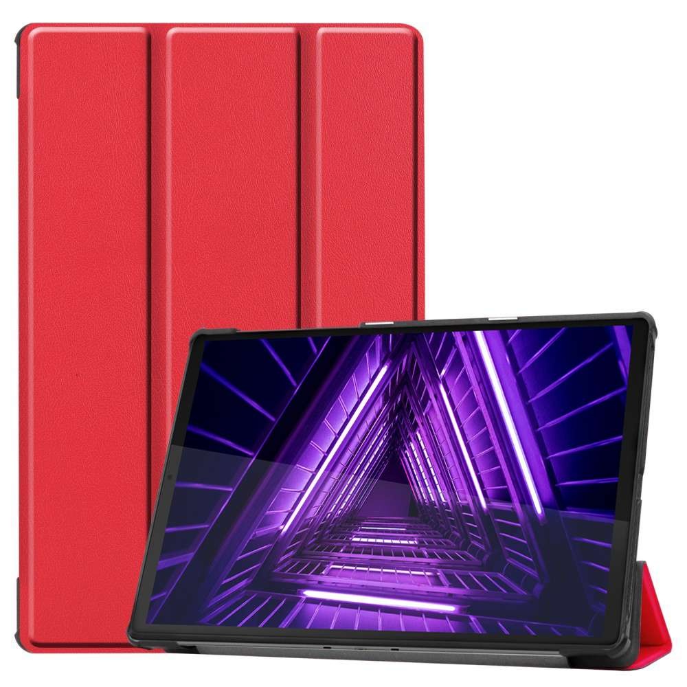 Just in Case Smart Tri-Fold Case - Lenovo M10HD - Rood - Tablethoes