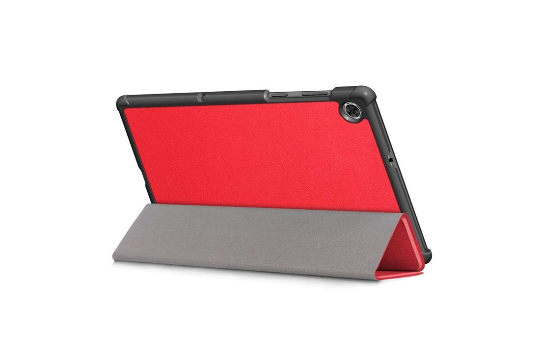 Just in Case Smart Tri-Fold Case - Lenovo M10HD - Rood - Tablethoes
