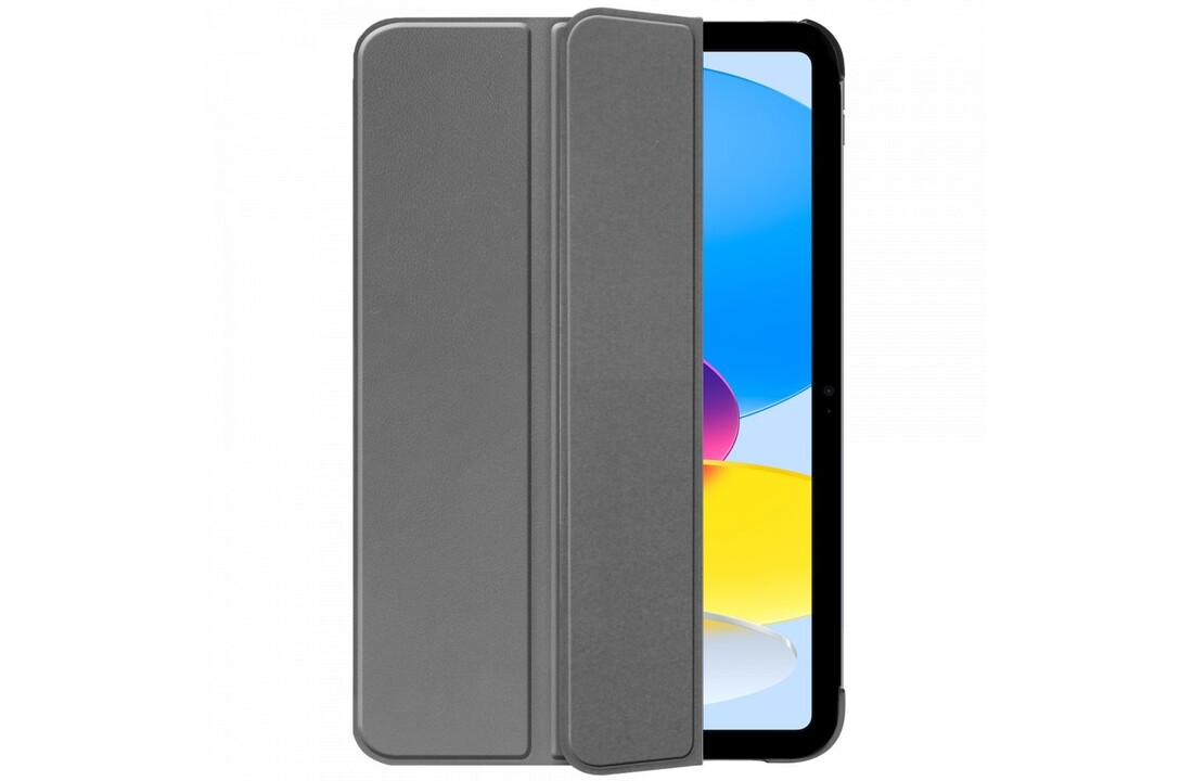 Just in Case Smart Tri-Fold Case - Apple iPad 2022 - Grijs - Tablethoes