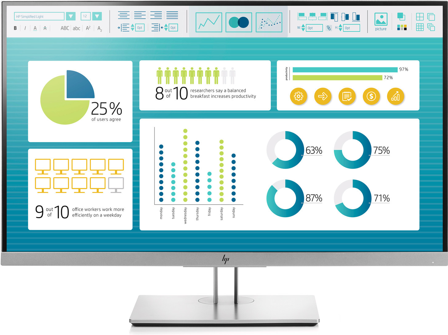 HP EliteDisplay E273m - Monitor
