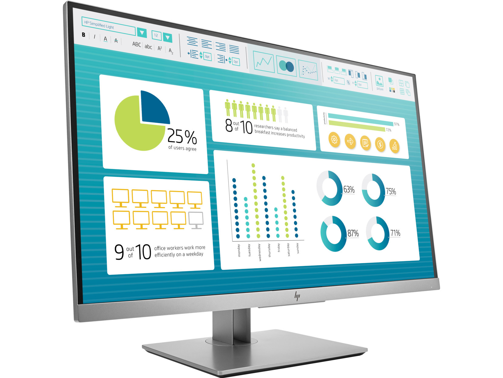 HP EliteDisplay E273m - Monitor