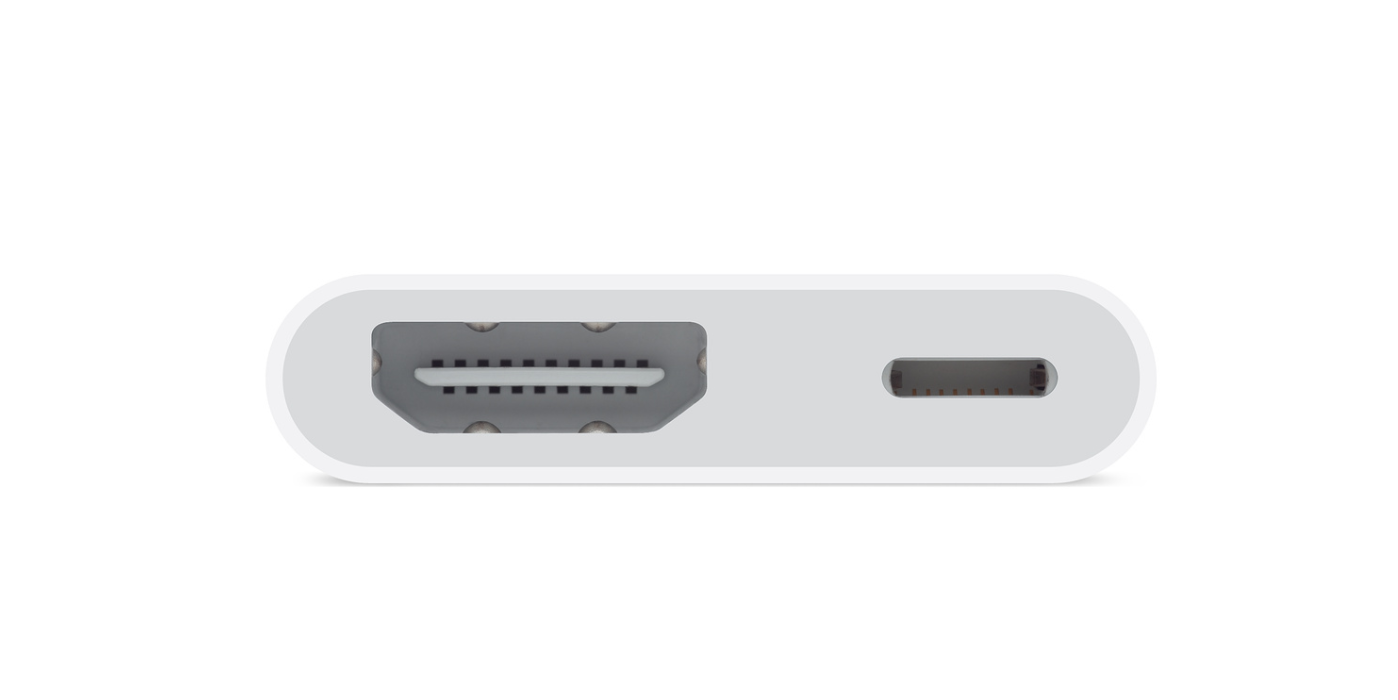 Apple Lightning cable Lightning male naar HDMI female, 15 cm