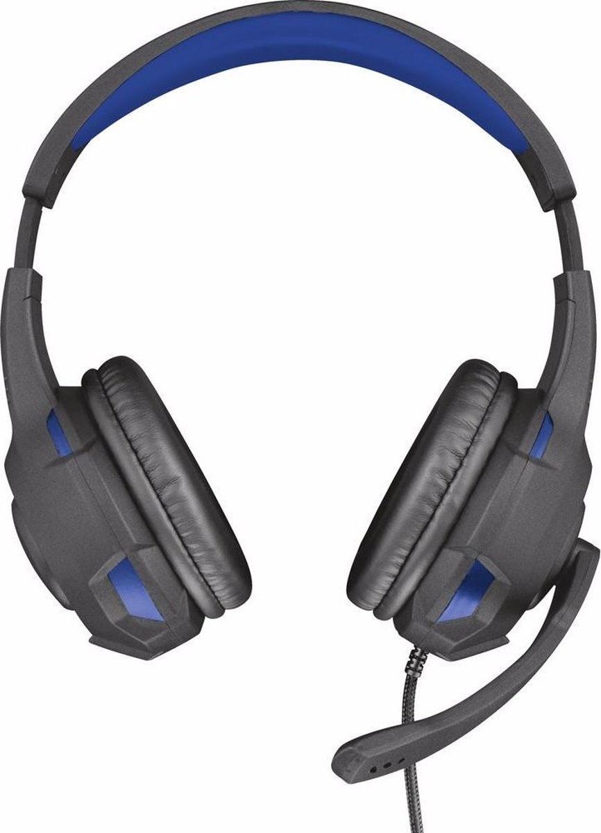 Trust GXT 307B RAVU Zwart/Blauw - Gaming headset