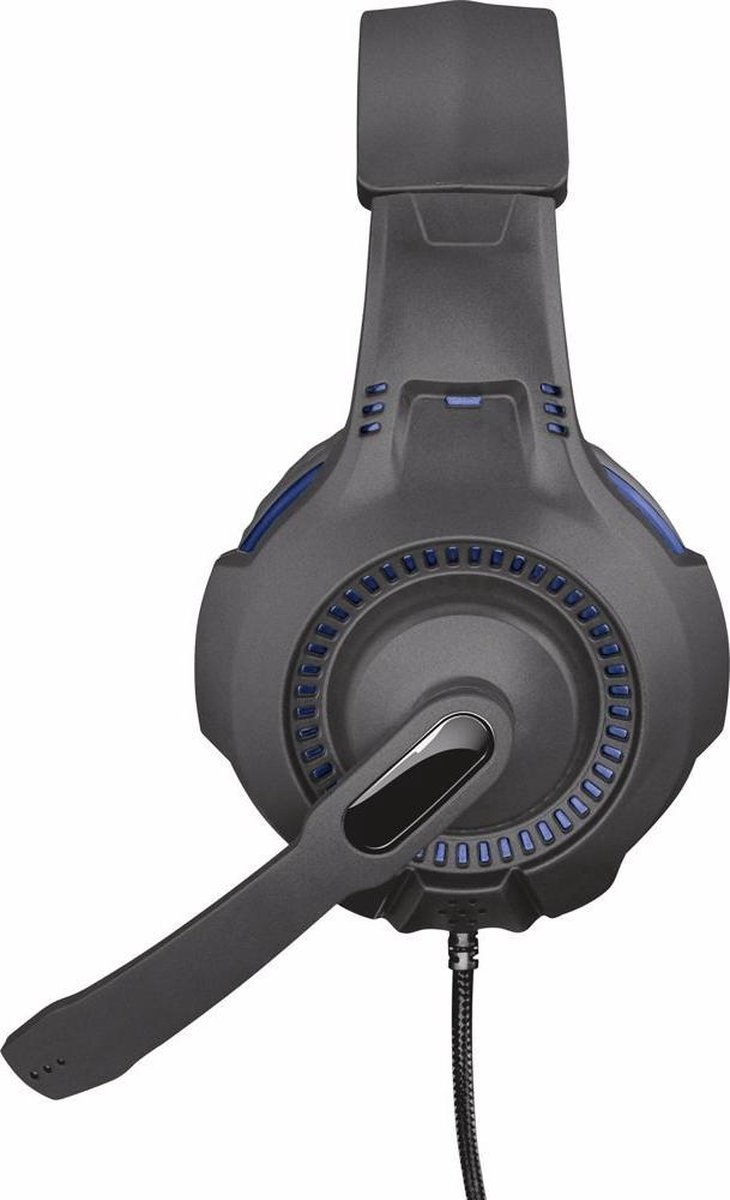 Trust GXT 307B RAVU Zwart/Blauw - Gaming headset
