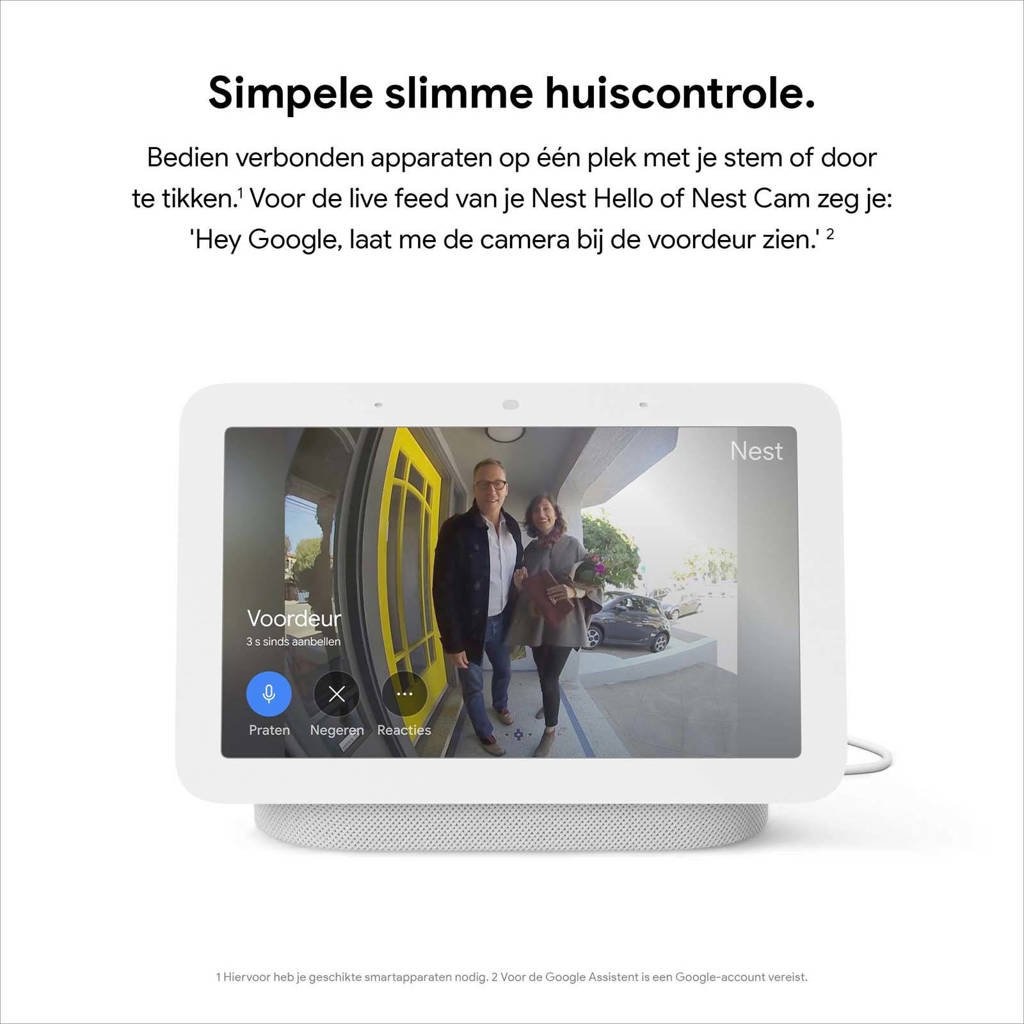 Google Nest Hub 2 Charcoal - Smart Home systeem