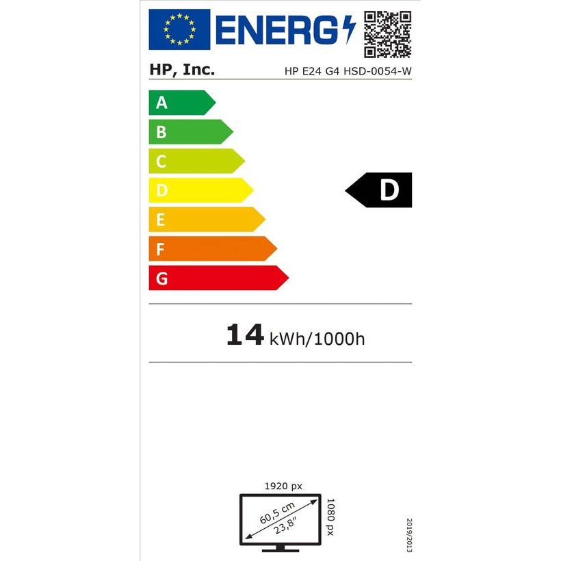 HP EliteDisplay E24 G4(23.8 inch) - Monitor