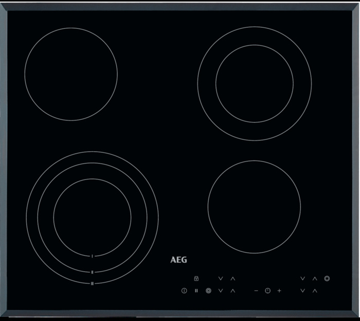 AEG HK634030FB Inbouw Keramische Kookplaat 60 cm