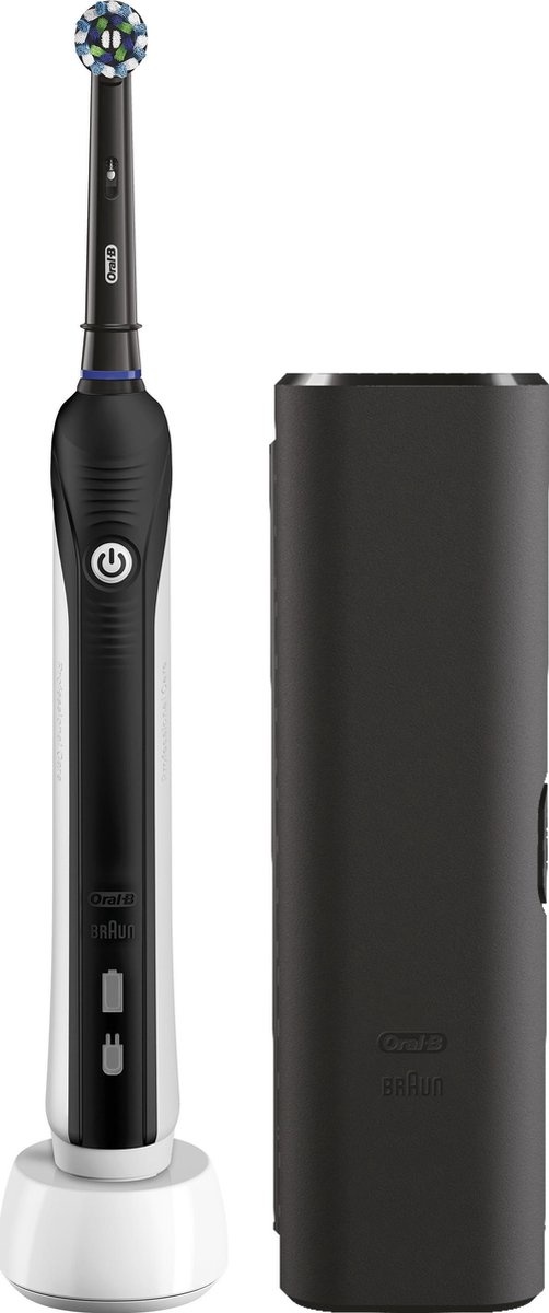 Oral-B Pro 750 Black Cross Action - Elektrische tandenborstel