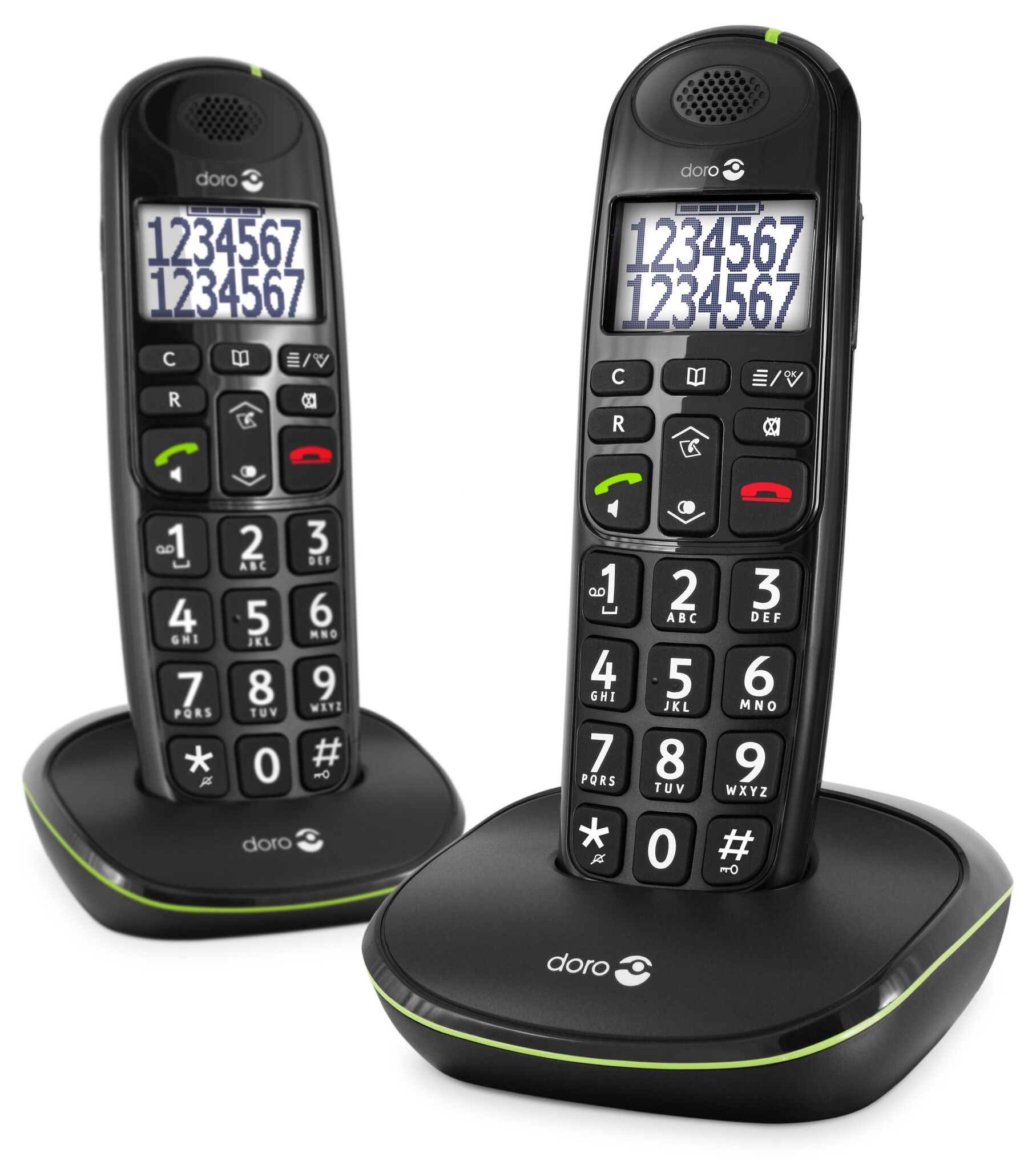 Doro Phone Easy 110 Duo Zwart - Senioren telefoon