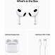 Apple Apple airpods 3 (2022) - Draadloze oordopjes Apple Apple airpods 3 (2022) - Draadloze oordopjes