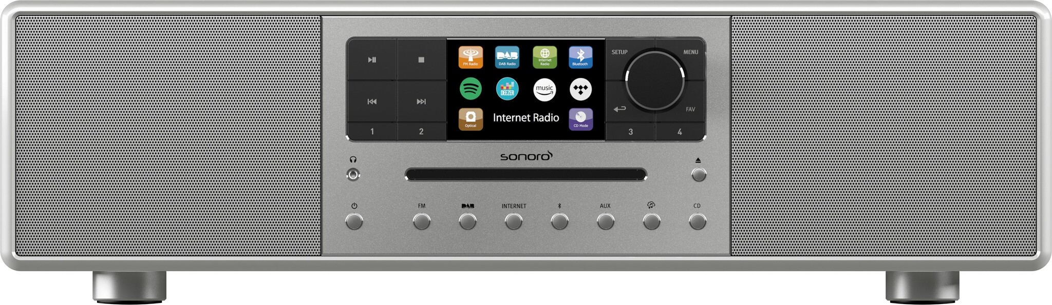 Sonoro Meisterstuck V4 Zilver - Radio