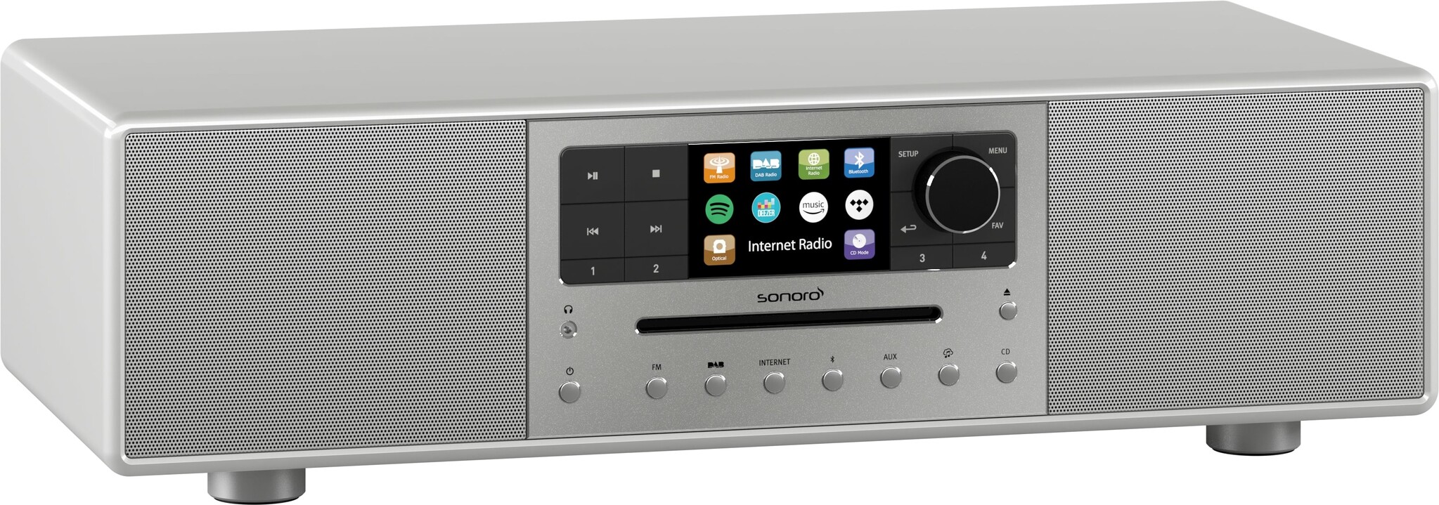 Sonoro Meisterstuck V4 Zilver - Radio