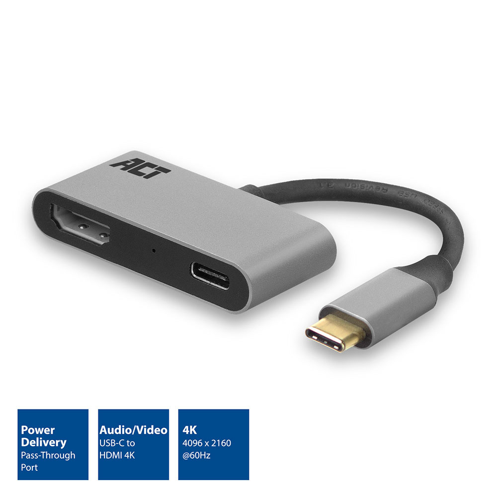 ACT AC7020 USB-C - HDMI female - Adapter
