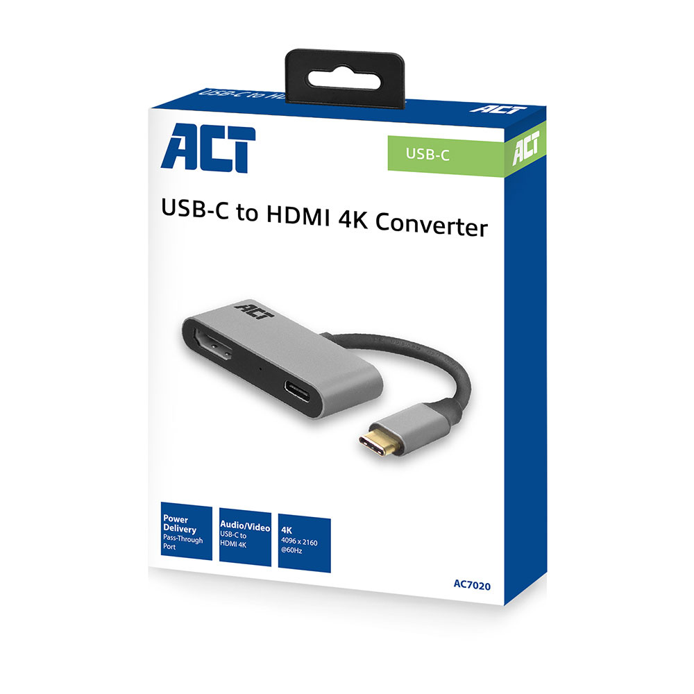ACT AC7020 USB-C - HDMI female - Adapter