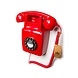 GPO 746 Retro Wandtelefoon Rood - Retro telefoon GPO 746 Retro Wandtelefoon Rood - Retro telefoon
