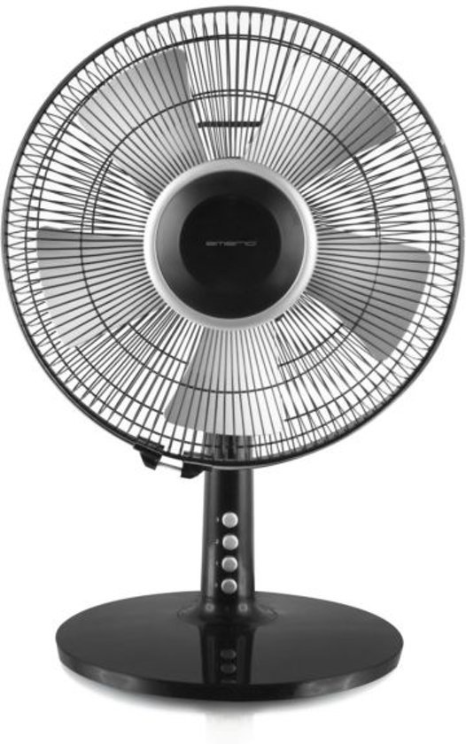 Emerio FN-11424.1 Zwart - Tafelventilator