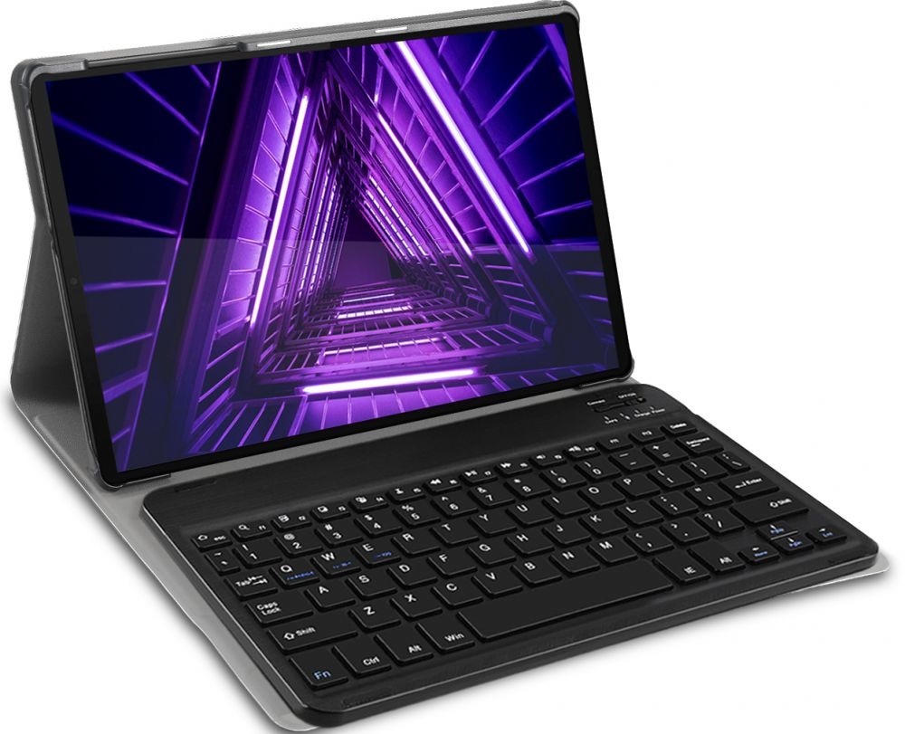 Just in Case Premium Bluetooth Keyboard Cover - Lenovo M10+ - Zwart - Beschermhoes