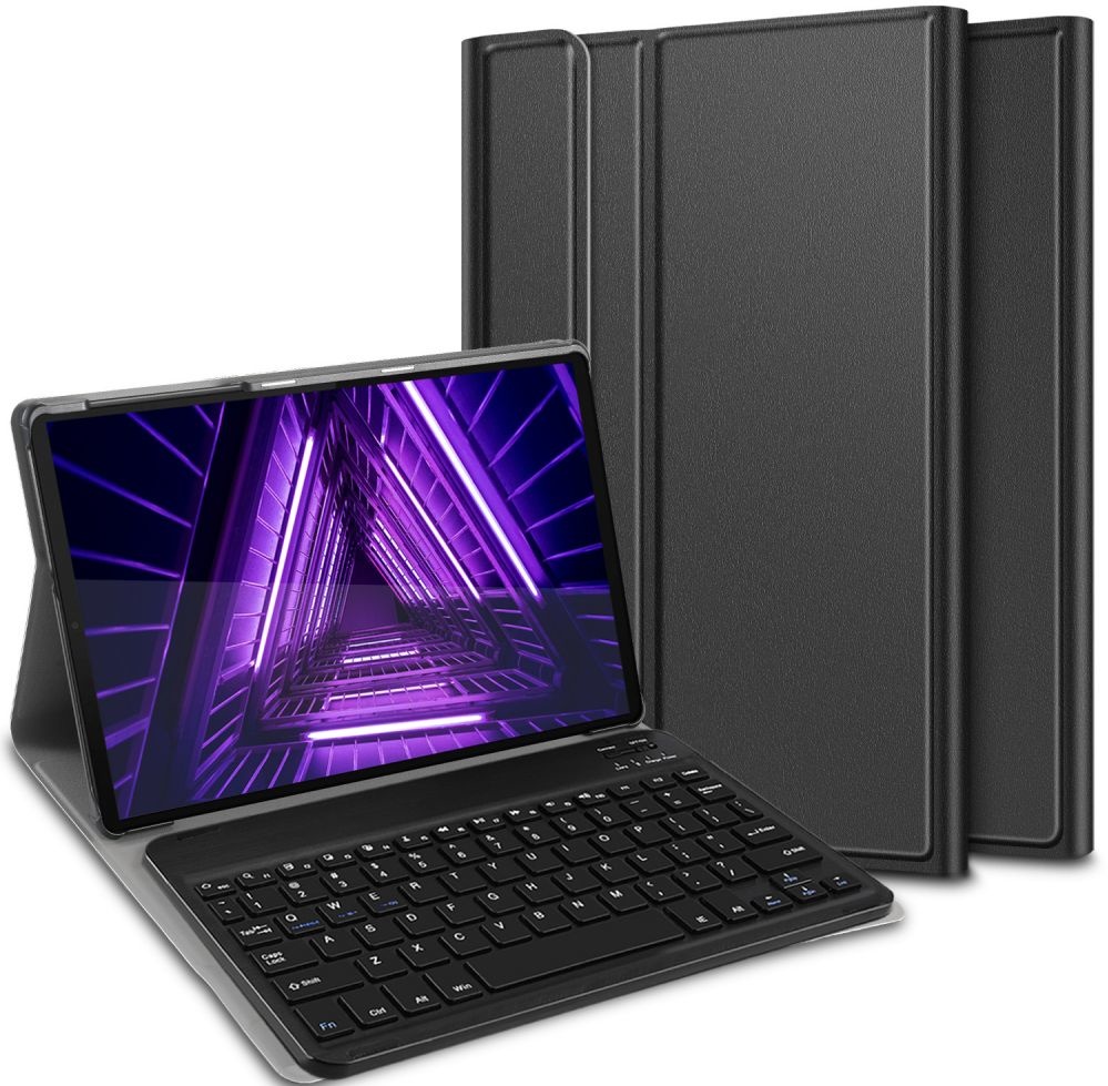 Just in Case Premium Bluetooth Keyboard Cover - Lenovo M10+ - Zwart - Beschermhoes