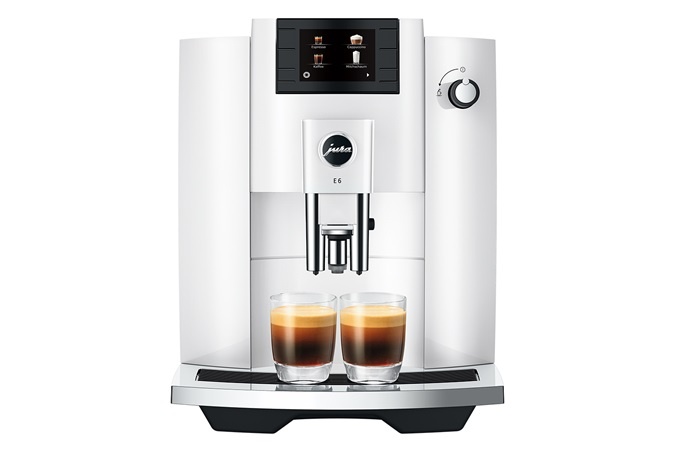 E6 Piano White (EC) - Koffiemachine