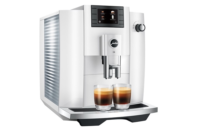 E6 Piano White (EC) - Koffiemachine