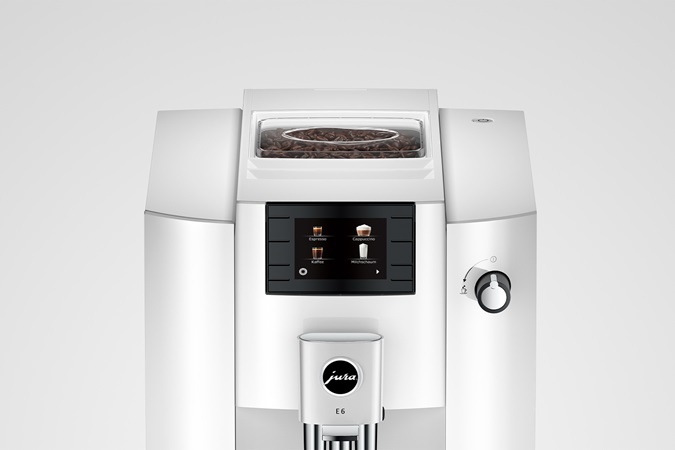 E6 Piano White (EC) - Koffiemachine
