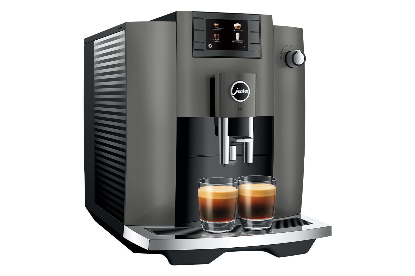 E6 Dark Inox (EC) - Koffiemachine