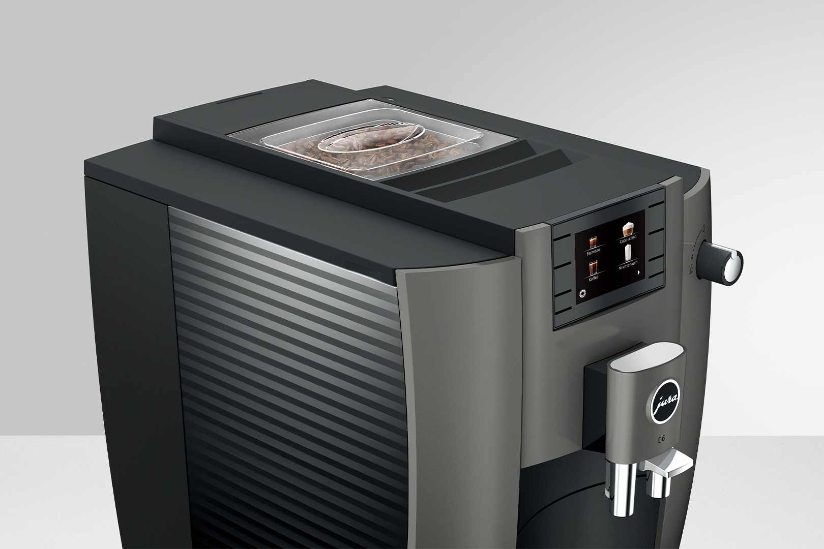 E6 Dark Inox (EC) - Koffiemachine