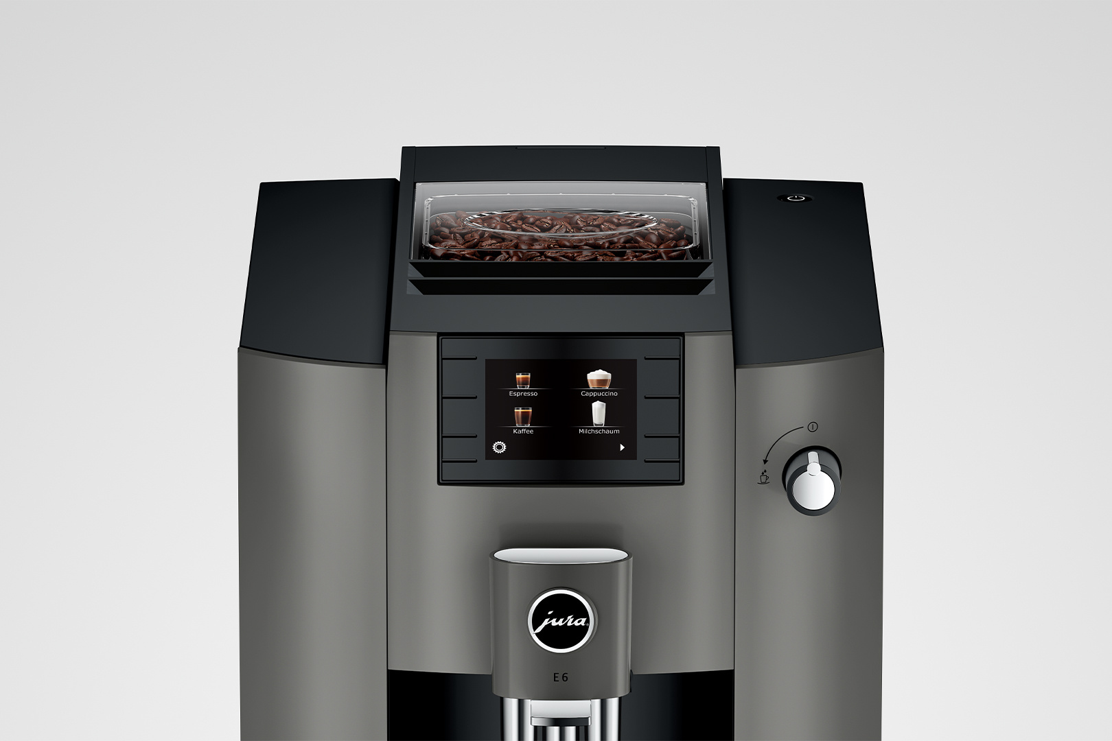 E6 Dark Inox (EC) - Koffiemachine