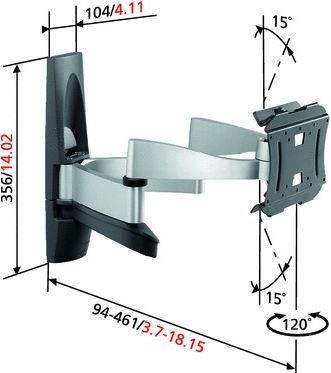 Vogel's EFW 6245 Plus - Muurbeugel