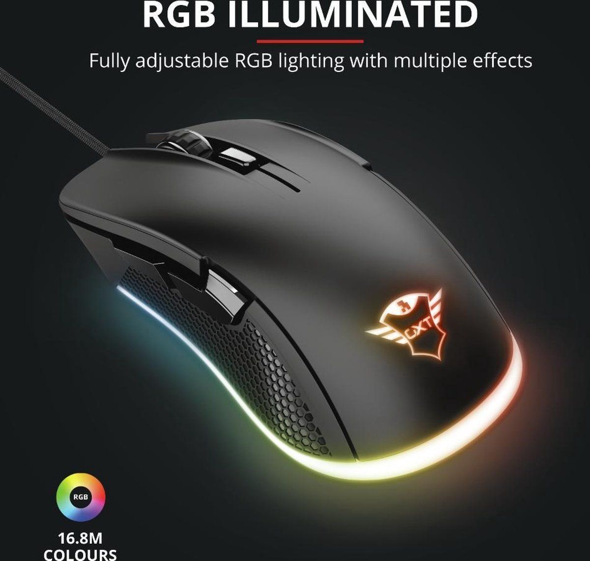 Trust GXT 922 YBAR - Gaming Muis