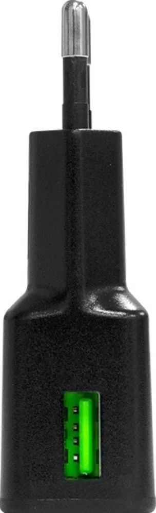 Grab 'n Go 2.4 Amp Single USB Snellader Zwart