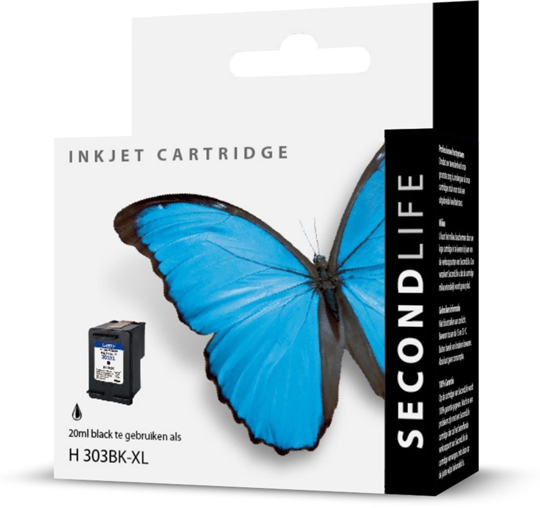 SecondLife HP 303 XL Zwart - Inktcartridge