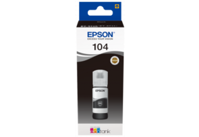 Epson inktflesje 104 Zwart C13T00P140 - Inktcartridge