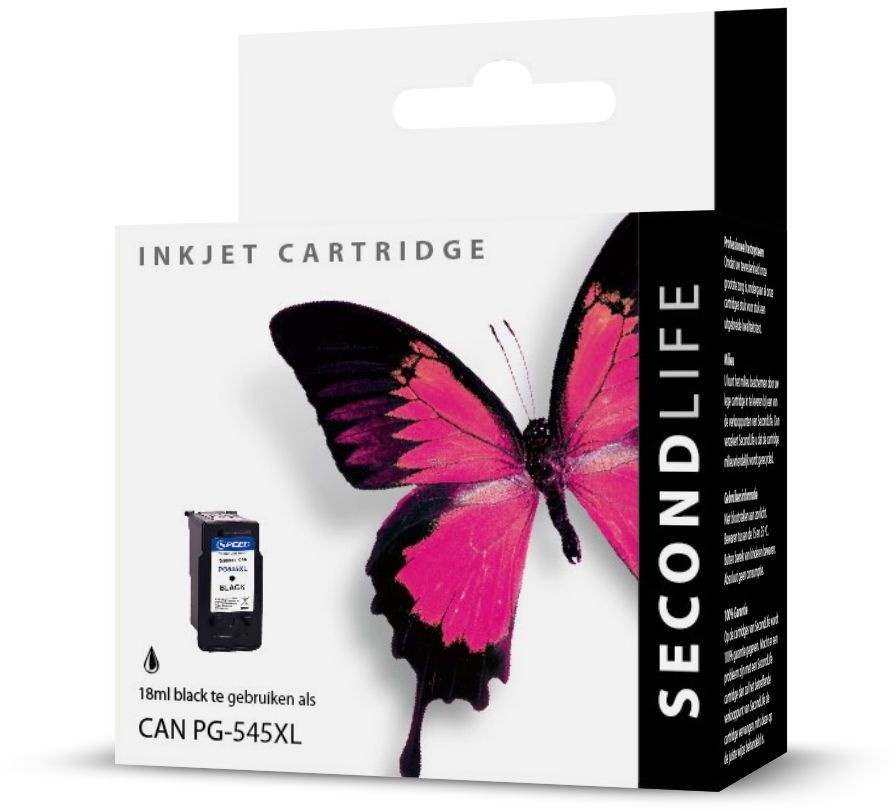 SecondLife Canon PG 545 XL Zwart - Inktcartridge