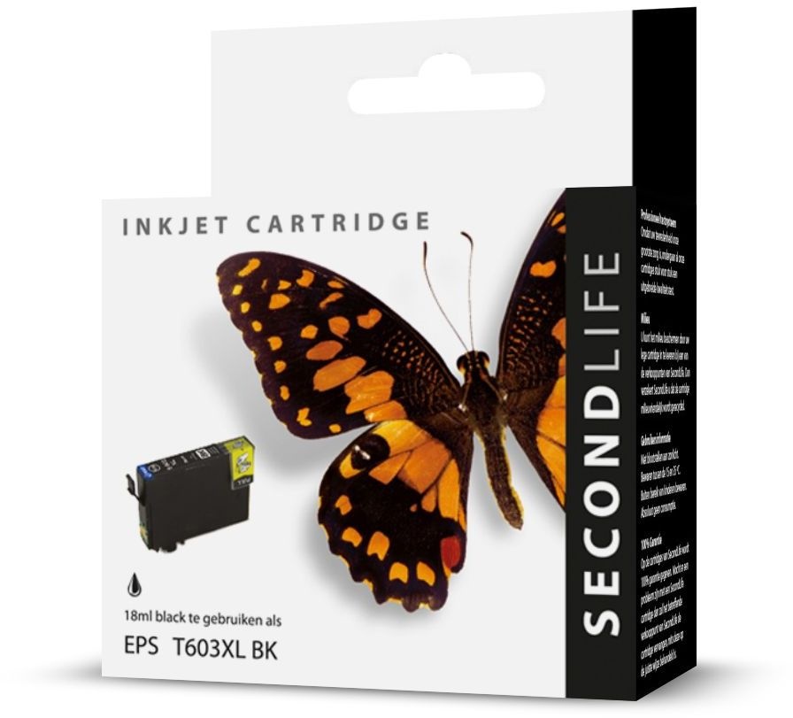 SecondLife Epson 603 XL Zwart  - Inktcartridge