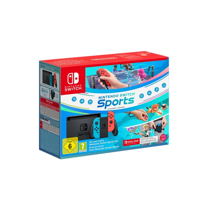 Nintendo Switch Rood/Blauw + Switch Sports - Console