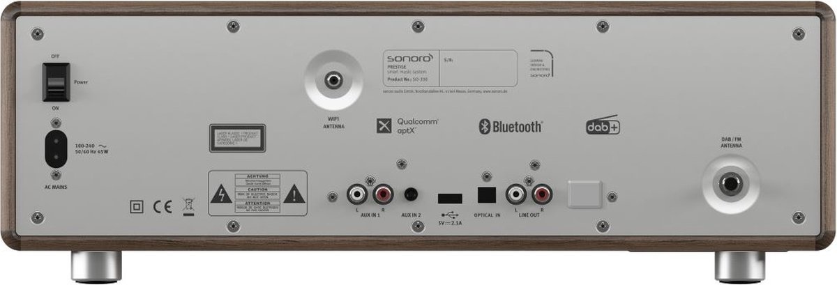 Sonoro PRESTIGE X Walnut - Radio