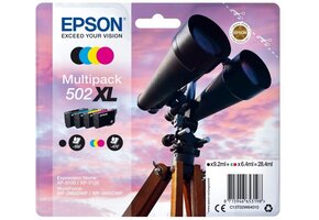 Epson 502XL Multipack (zwart + 3 kleuren) - Inktcartridge
