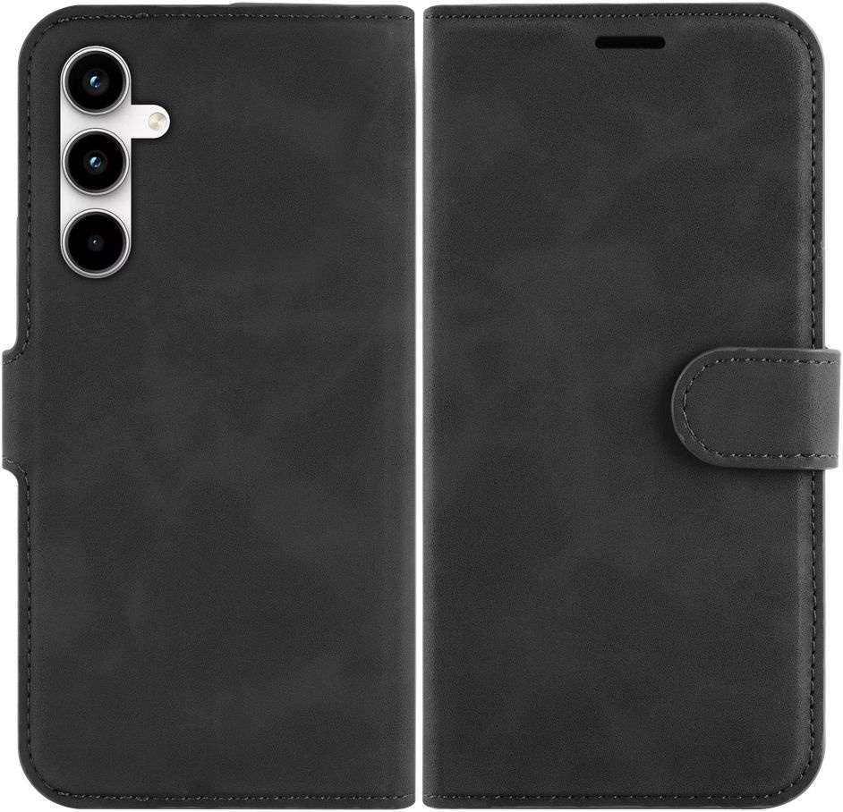 Just in Case Samsung Galaxy A35 Premium Wallet Zwart - Beschermhoes