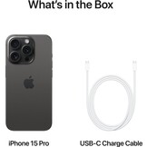 Apple iPhone 15 Pro 256GB Zwart Titanium - Mobiele telefoon
