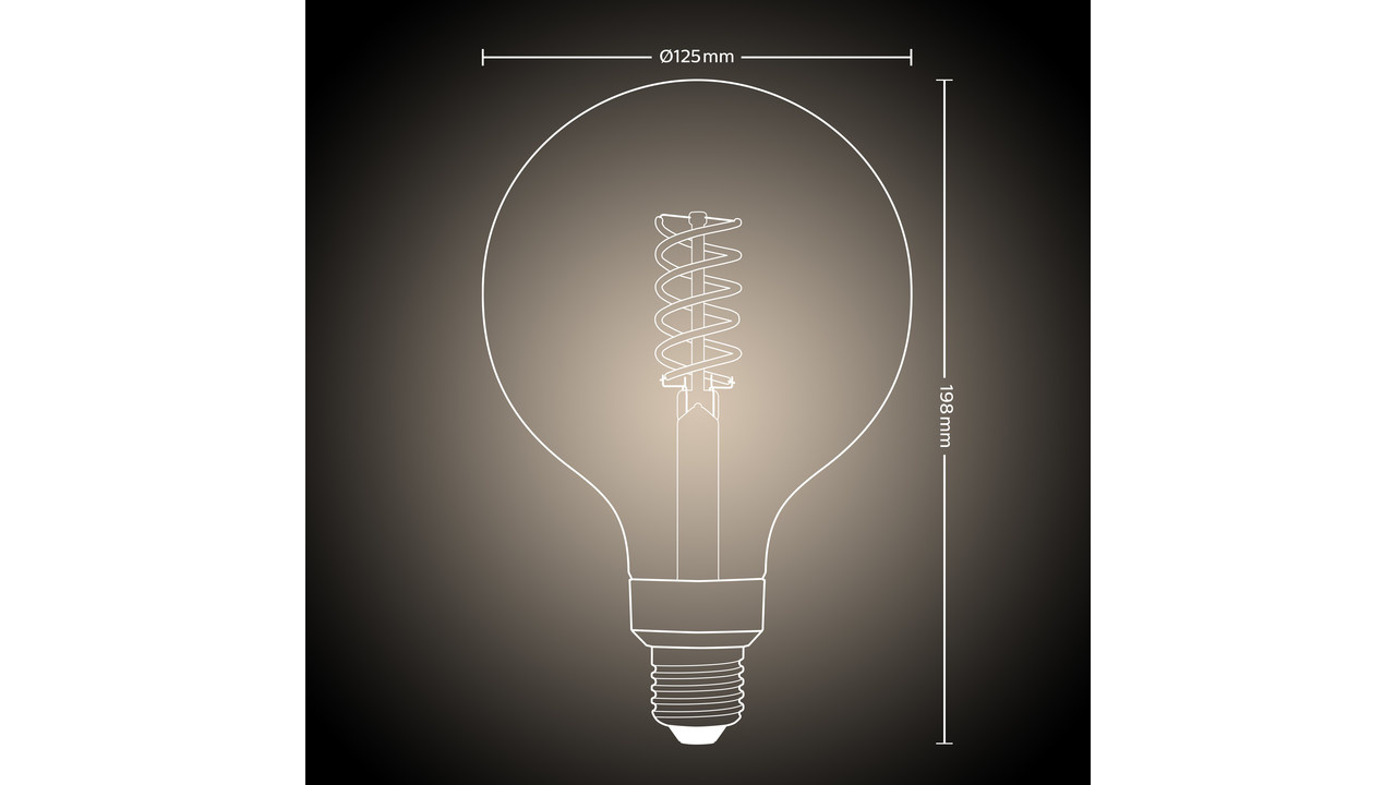 Philips Hue Filamentlamp White Globe E27 (Bluetooth) - Slimme lamp
