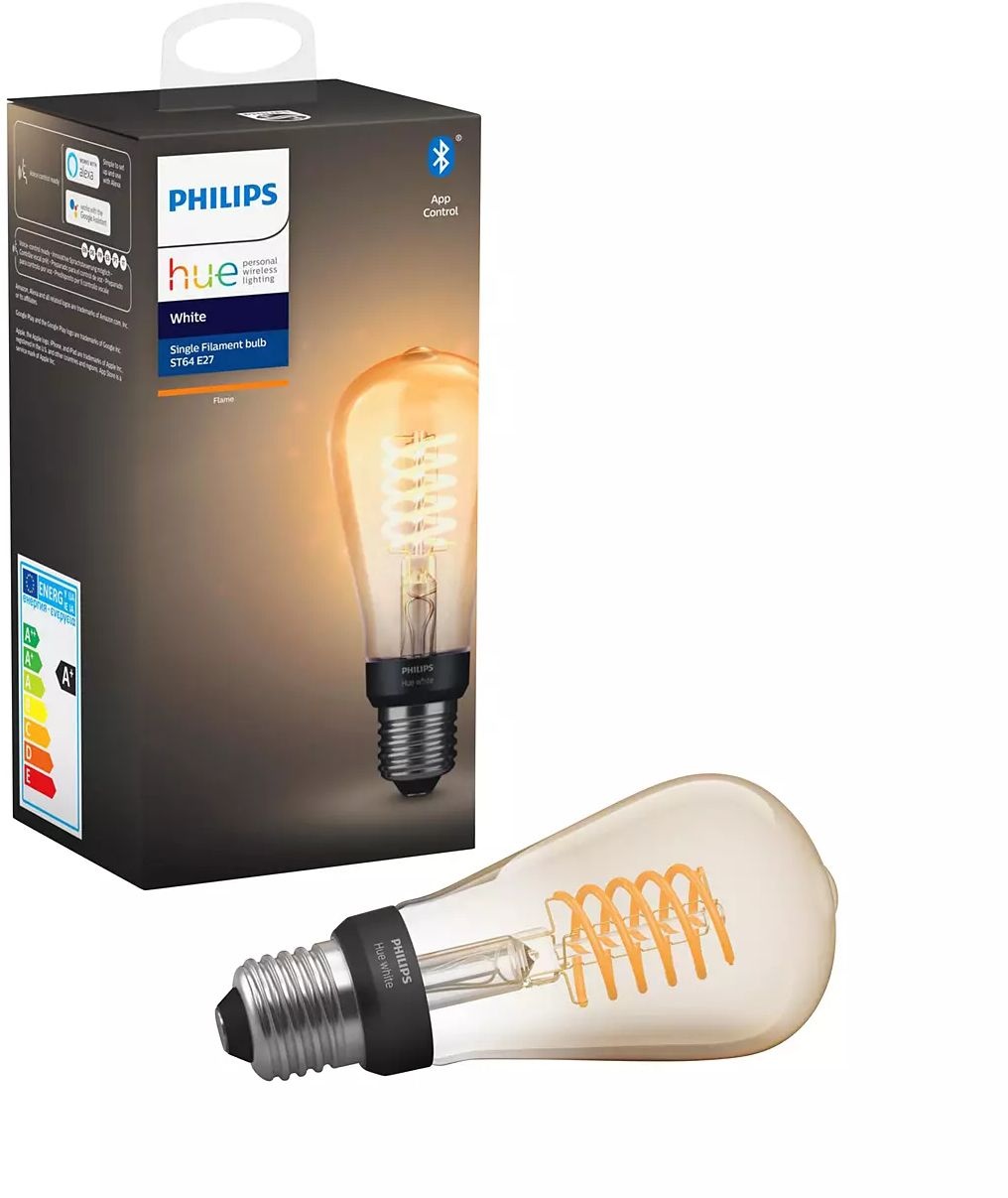 Philips HUE Single Pack 1x E27 / 7 WATT / A60 / White - Slimme lamp
